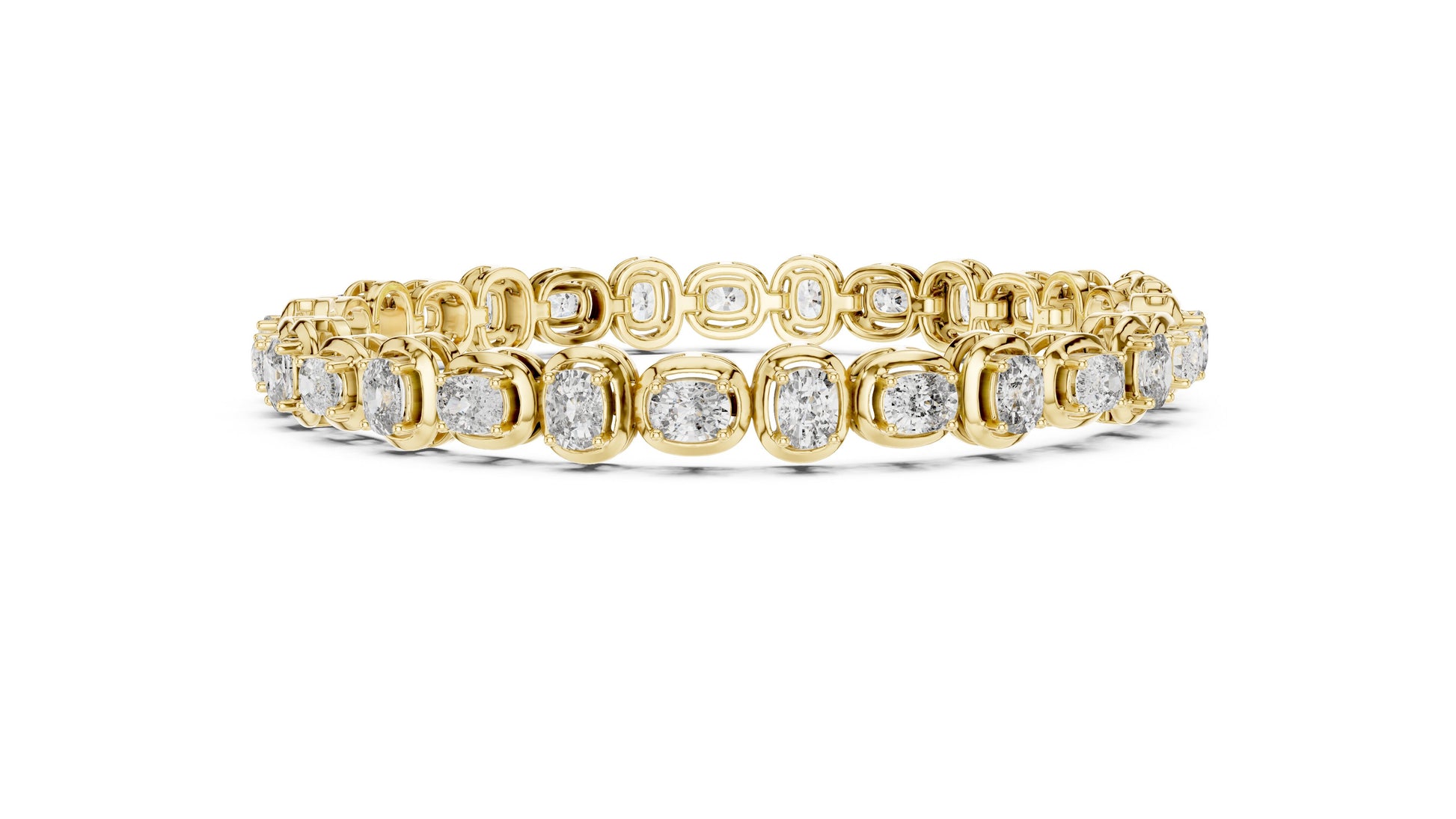 Round Tennis Lab Grown Diamond Bracelet