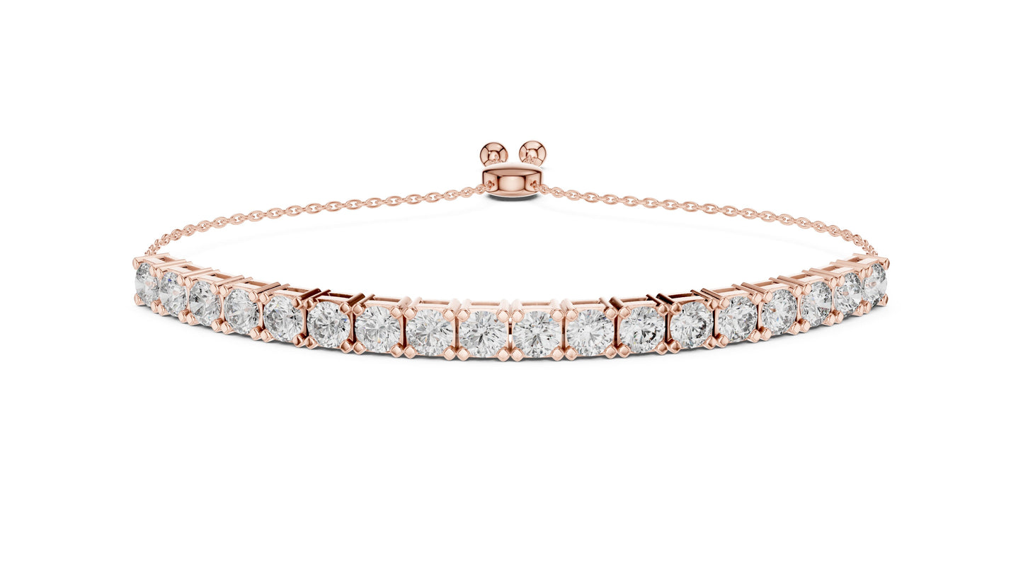 Cushion Tennis Lab Grown Diamond Bracelet