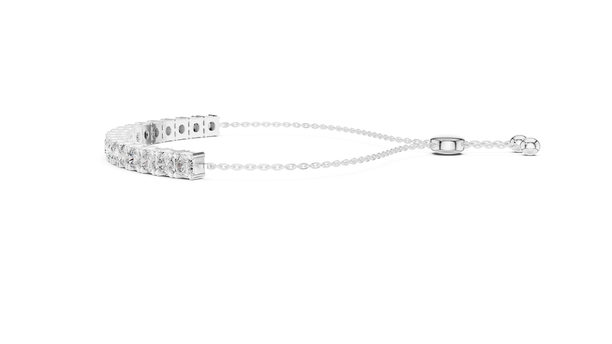 Cushion Tennis Lab Grown Diamond Bracelet