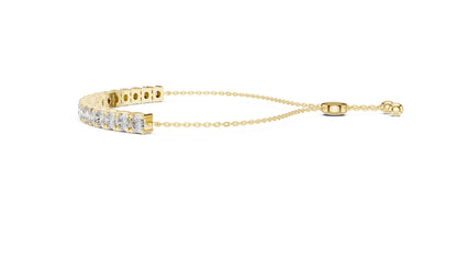 Cushion Tennis Lab Grown Diamond Bracelet