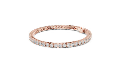 Round Tennis Lab Grown Diamond Bracelet