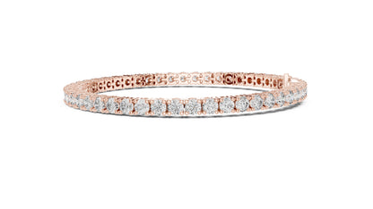 Round Tennis Lab Grown Diamond Bracelet