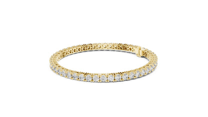 Round Tennis Lab Grown Diamond Bracelet