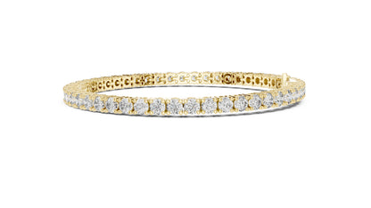 Round Tennis Lab Grown Diamond Bracelet