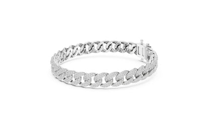 Round Link Lab Grown Diamond Bracelet