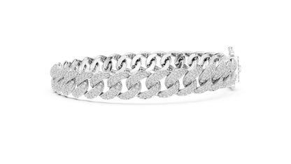 Round Link Lab Grown Diamond Bracelet