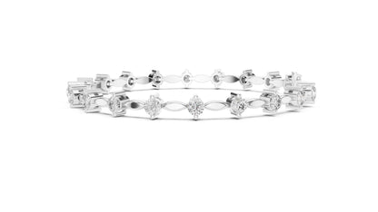 Marquise Tennis Lab Grown Diamond Bracelet