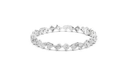 Mixed Shape Lab Grown Diamond Tennis Bracelet