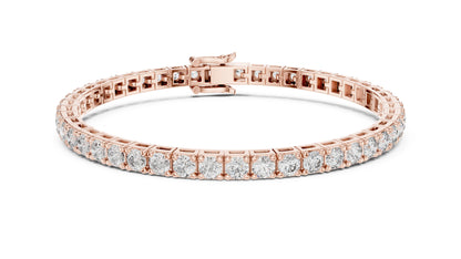 Round Tennis Lab Grown Diamond Bracelet