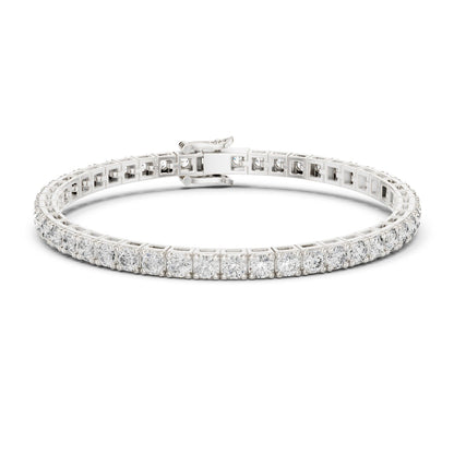 Round Tennis Lab Grown Diamond Bracelet