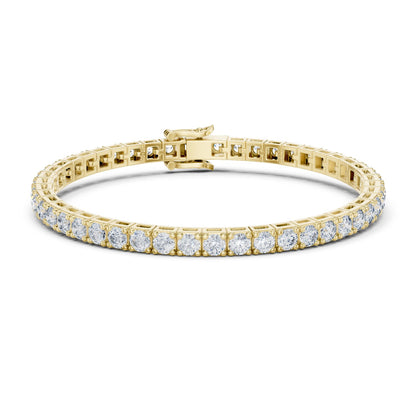Round Tennis Lab Grown Diamond Bracelet