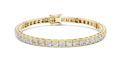 Round Tennis Lab Grown Diamond Bracelet