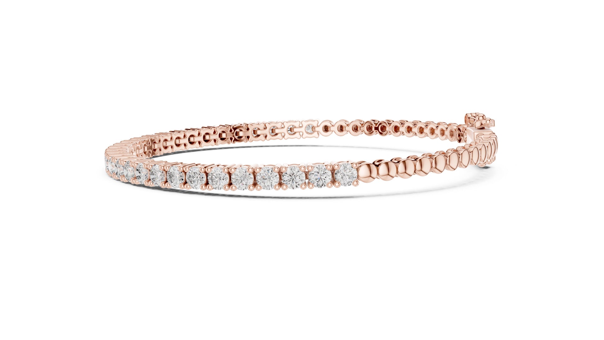 Round Tennis Lab Grown Diamond Bracelet