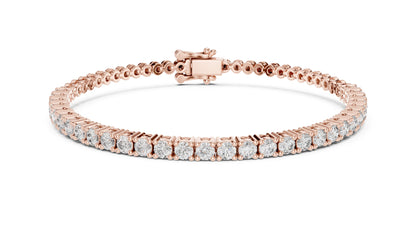 Round Tennis Lab Grown Diamond Bracelet
