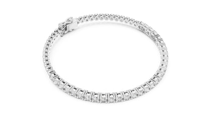 Round Tennis Lab Grown Diamond Bracelet
