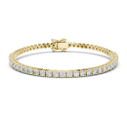 Round Tennis Lab Grown Diamond Bracelet