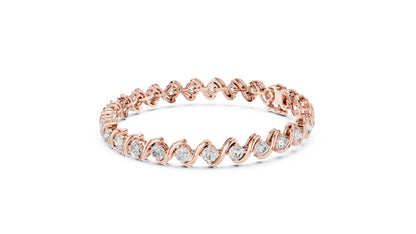 Round Tennis Lab Grown Diamond Bracelet