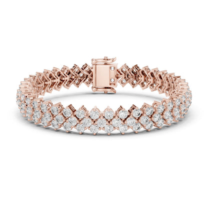 Marquise Tennis Lab Grown Diamond Bracelet