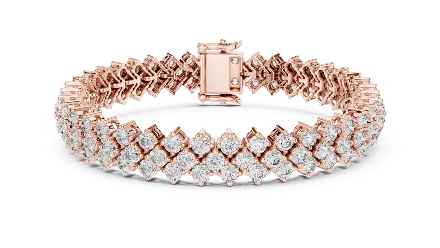 Marquise Tennis Lab Grown Diamond Bracelet