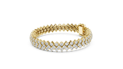 Marquise Tennis Lab Grown Diamond Bracelet
