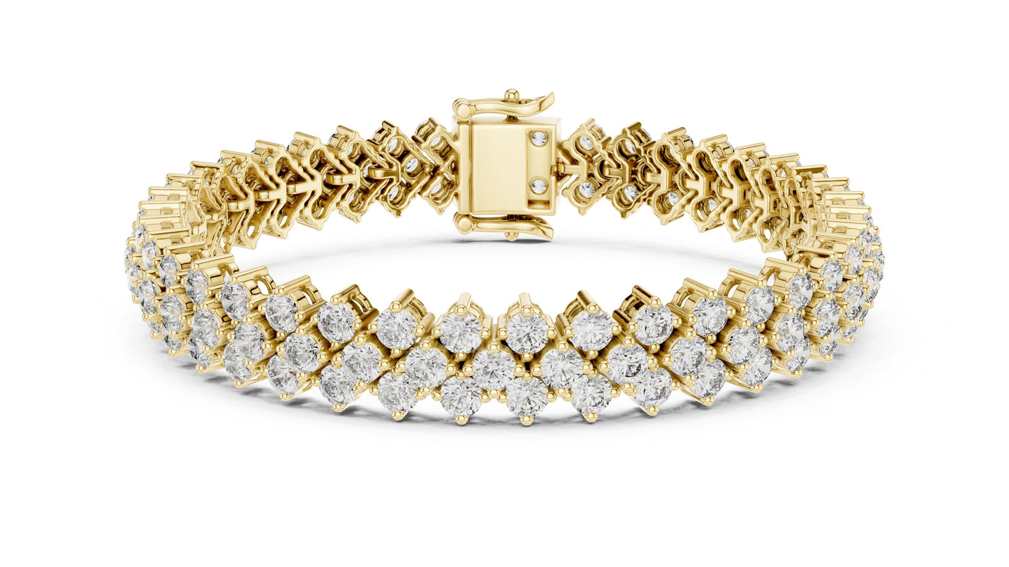 Marquise Tennis Lab Grown Diamond Bracelet