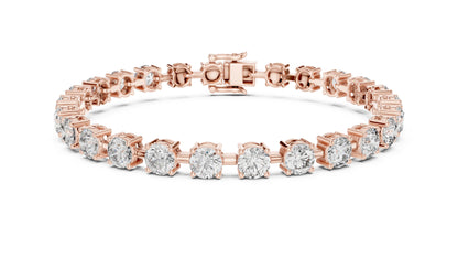 Round Tennis Lab Grown Diamond Bracelet