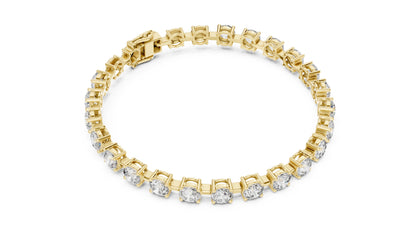 Round Tennis Lab Grown Diamond Bracelet