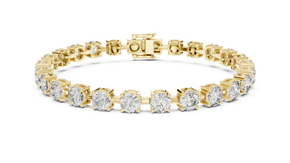 Round Tennis Lab Grown Diamond Bracelet