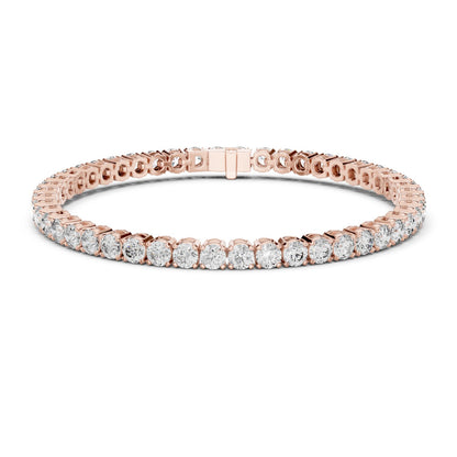 Round Tennis Lab Grown Diamond Bracelet