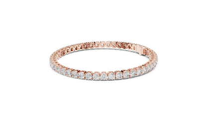 Round Tennis Lab Grown Diamond Bracelet