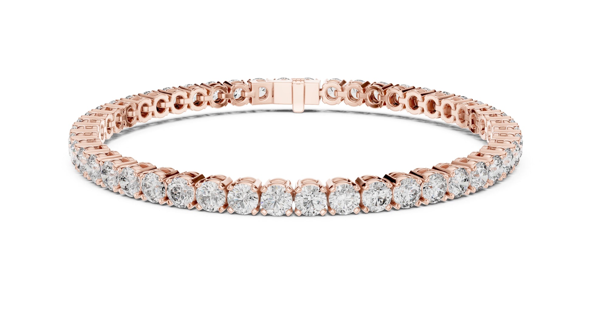 Round Tennis Lab Grown Diamond Bracelet