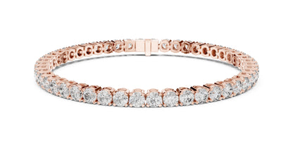 Round Tennis Lab Grown Diamond Bracelet