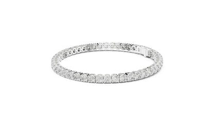 Round Tennis Lab Grown Diamond Bracelet