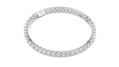 Round Tennis Lab Grown Diamond Bracelet