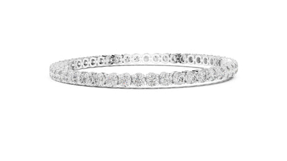 Round Tennis Lab Grown Diamond Bracelet