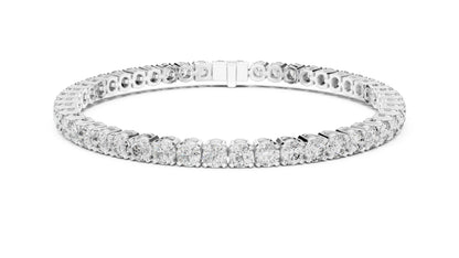 Round Tennis Lab Grown Diamond Bracelet