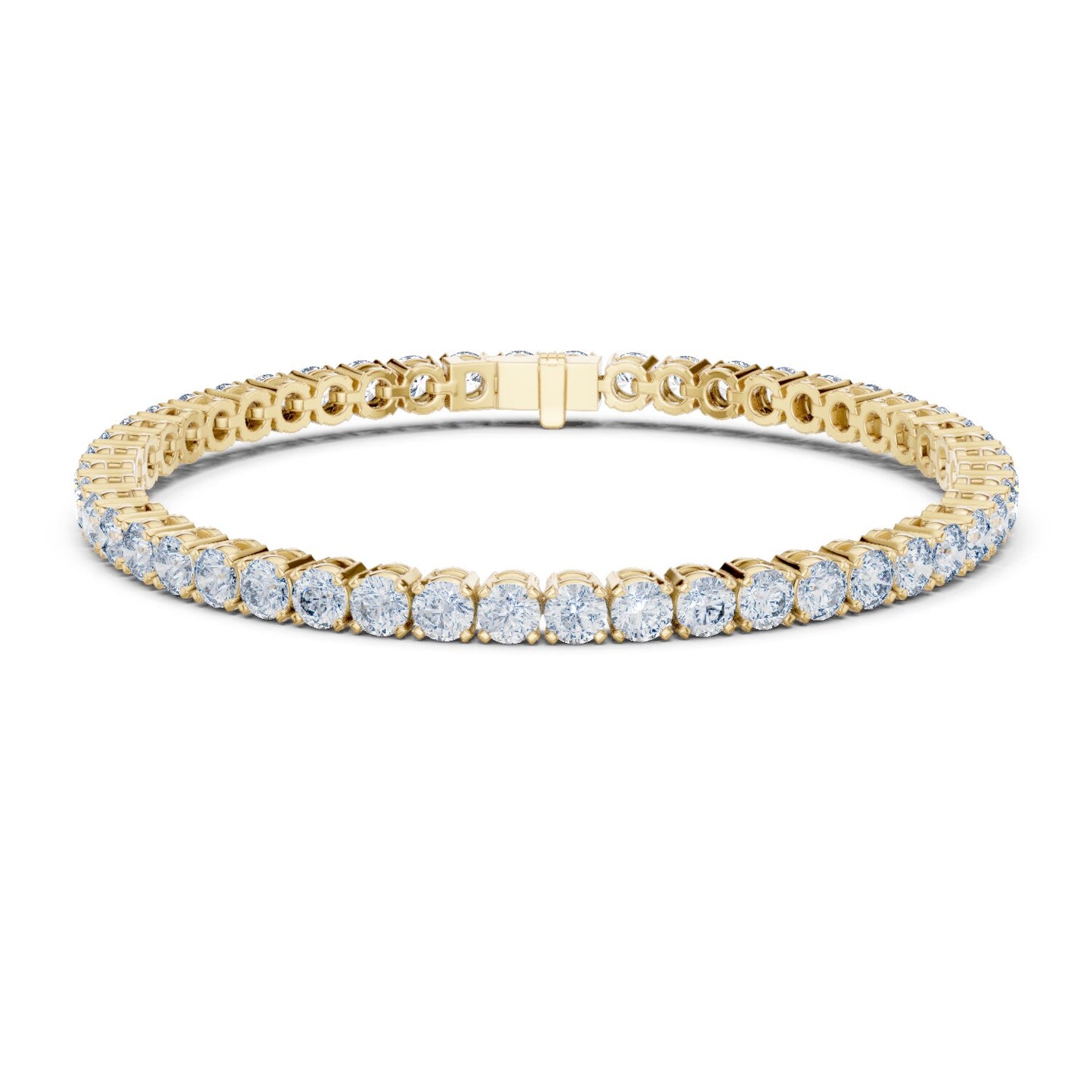 Round Tennis Lab Grown Diamond Bracelet