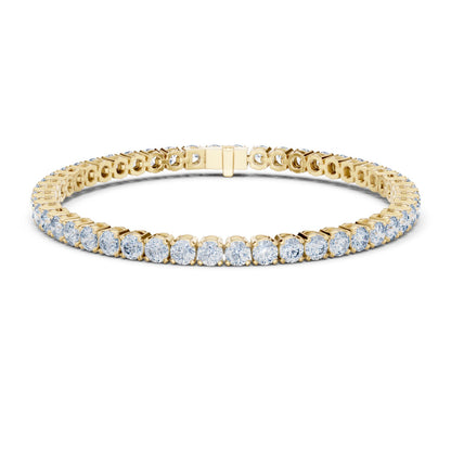 Round Tennis Lab Grown Diamond Bracelet