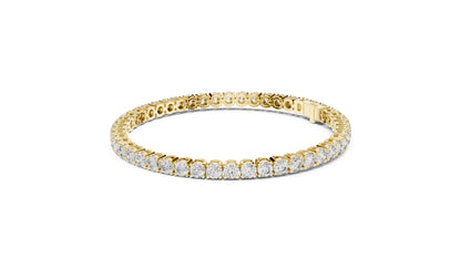 Round Tennis Lab Grown Diamond Bracelet