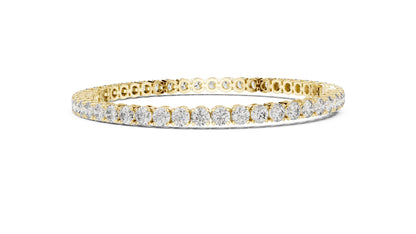 Round Tennis Lab Grown Diamond Bracelet