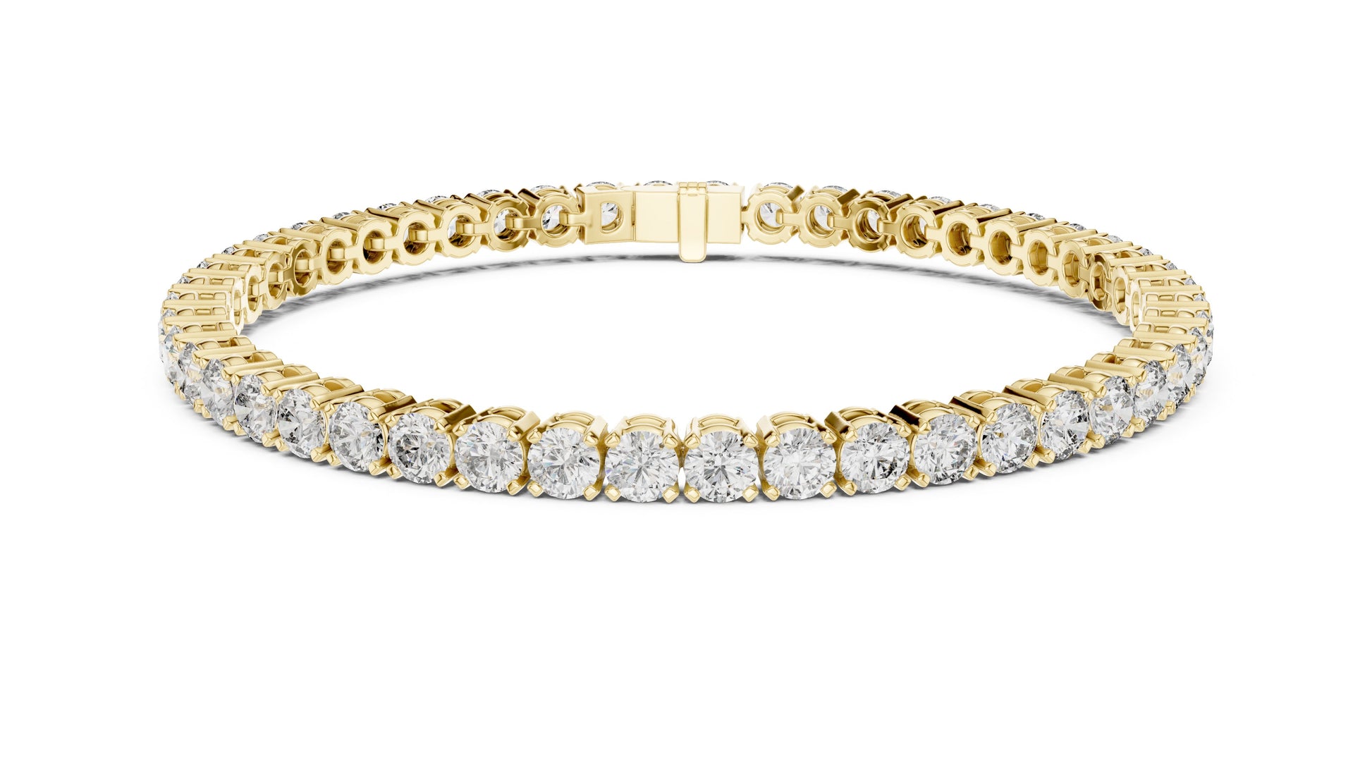 Round Tennis Lab Grown Diamond Bracelet