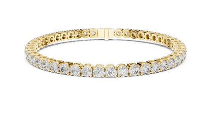 Round Tennis Lab Grown Diamond Bracelet