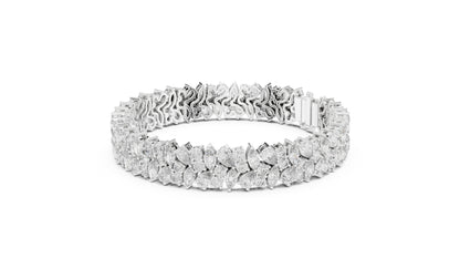 Marquise Tennis Lab Grown Diamond Bracelet