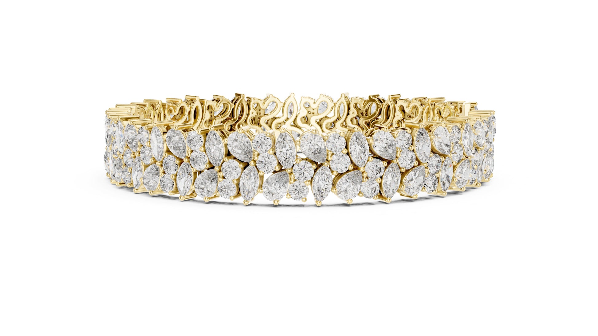 Marquise Tennis Lab Grown Diamond Bracelet
