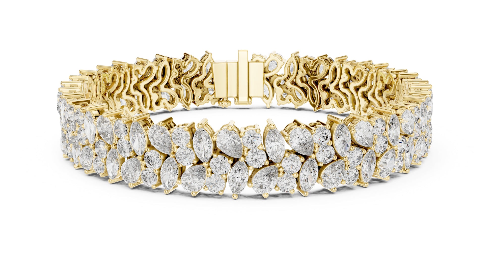 Marquise Tennis Lab Grown Diamond Bracelet
