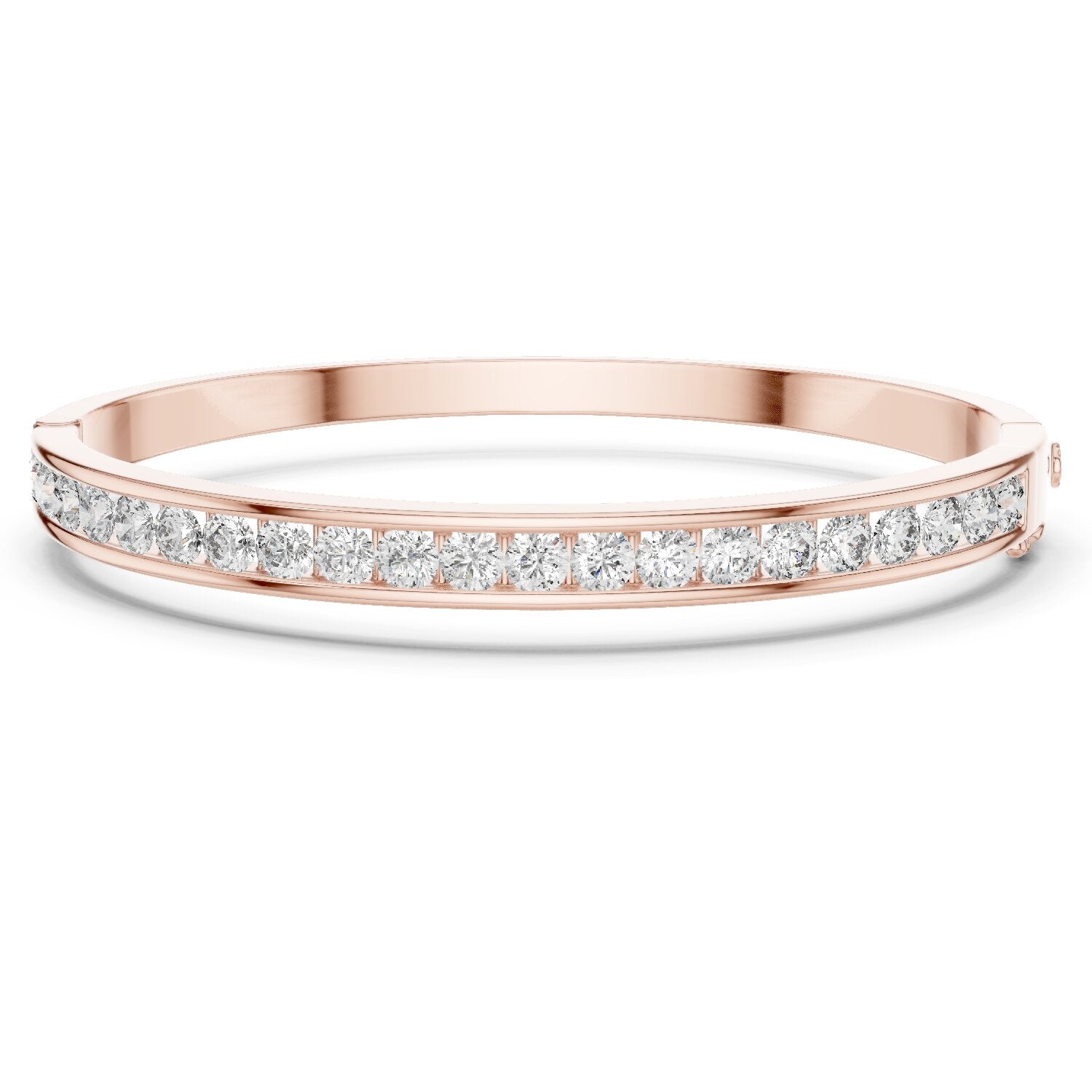 Round Bangle Lab Grown Diamond Bracelet