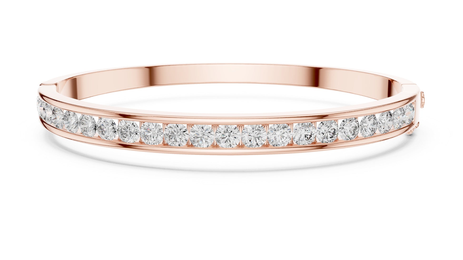 Round Bangle Lab Grown Diamond Bracelet
