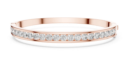 Round Bangle Lab Grown Diamond Bracelet