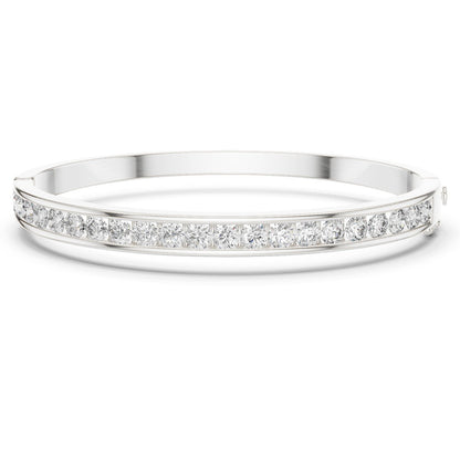 Round Bangle Lab Grown Diamond Bracelet