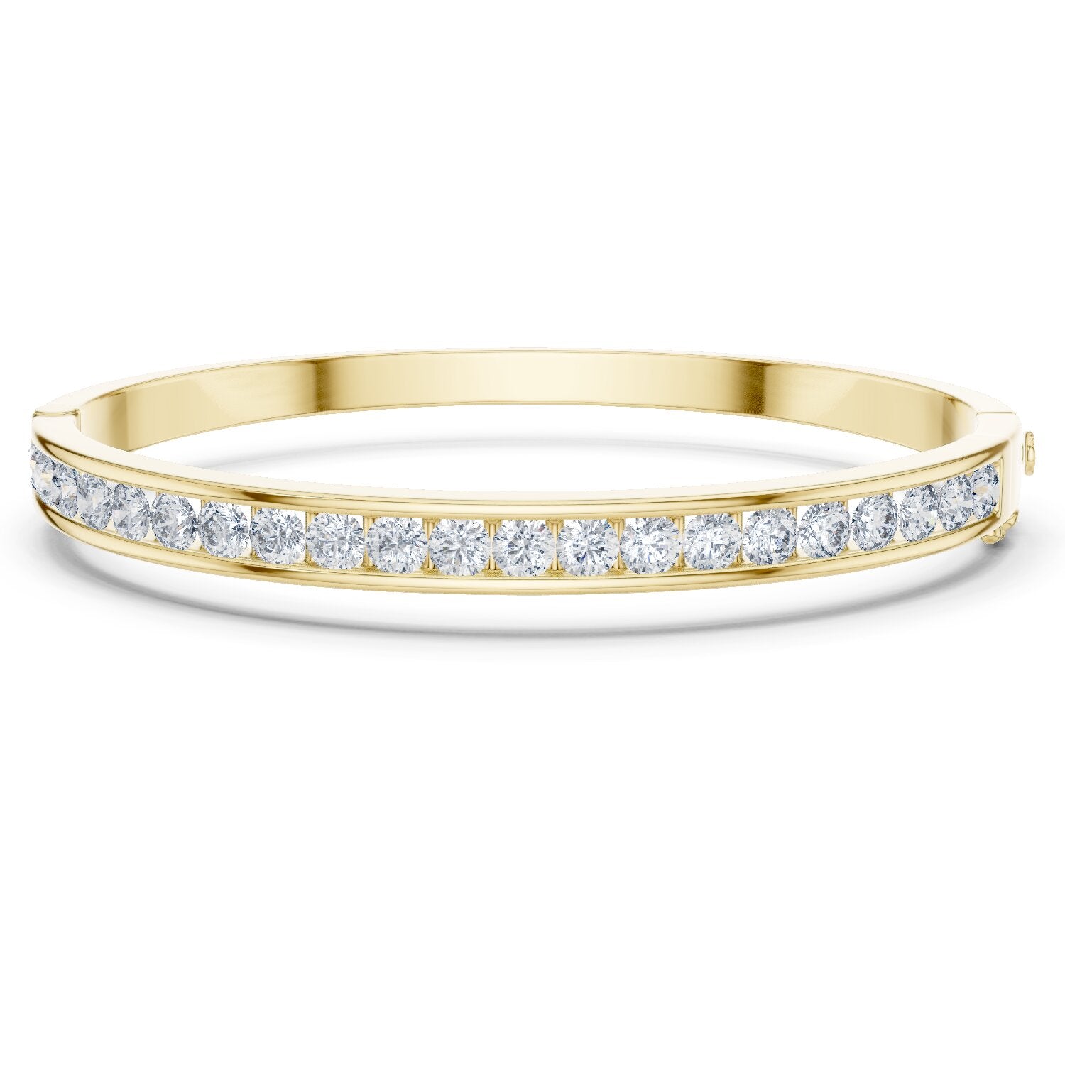 Round Bangle Lab Grown Diamond Bracelet